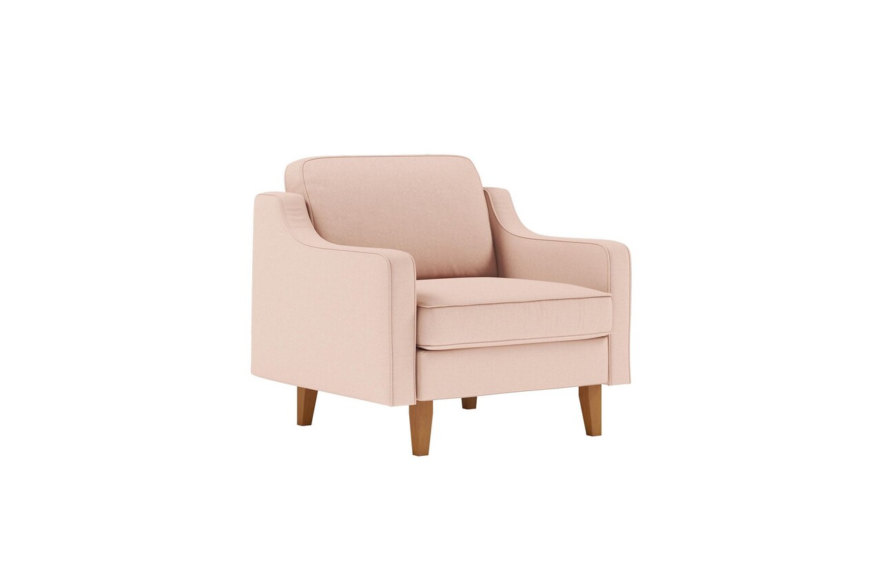 Fotoliu, Atelier del Sofa, 918CMF1101, Otel, Somon / Nucă - imagine 6